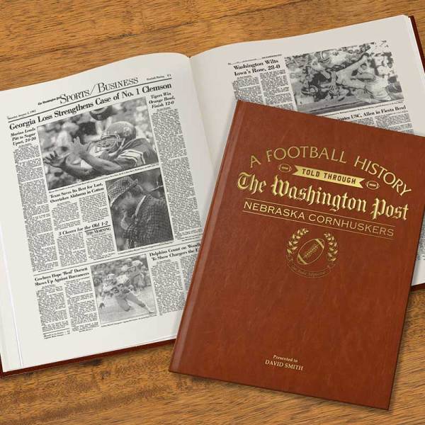Nebraska Football Newspaper Book