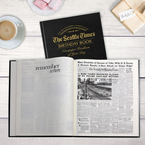 Seattle Times Birthday Newspaper Book - Historic Newspapers US