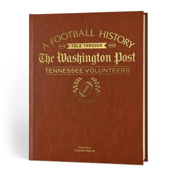 Tennessee Vols Football Newspaper Book
