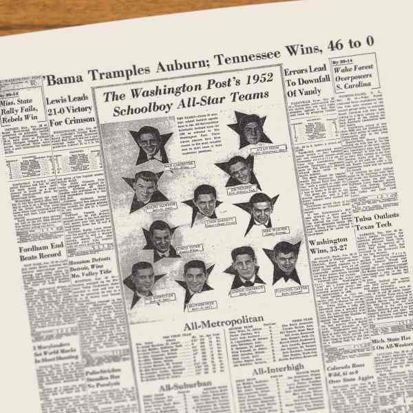 Tennessee Vols Football Newspaper Book