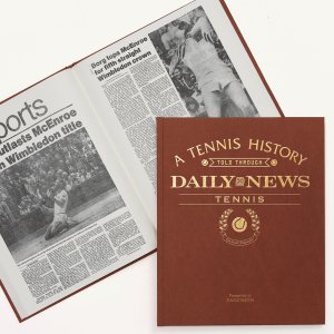 Tennis History Newspaper Book